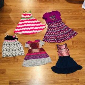 SEPARATE OR AS SET OF 5 DRESSEES